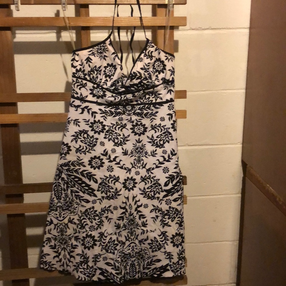 Black and white sundress